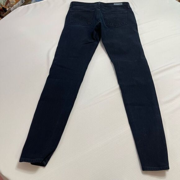 Adriano Goldschmied The Farrah Skinny High Rise Dark Blue Wash Denim Jeans Sz 28 - Picture 7 of 9